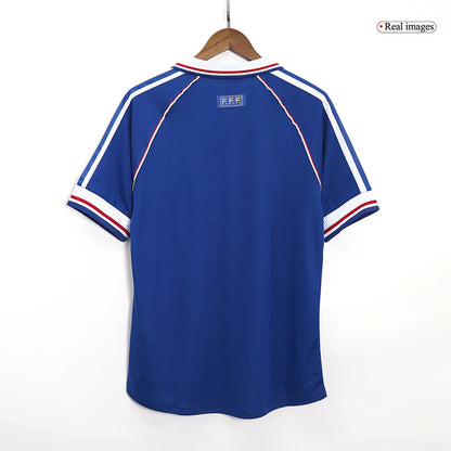 France 1998 Retro Home Soccer Jersey