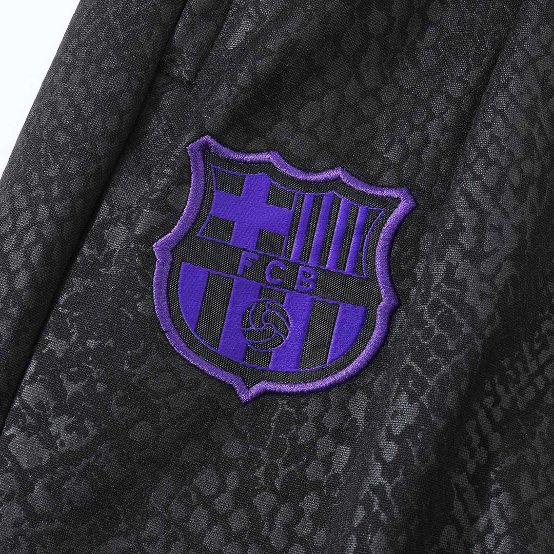 Kids Barcelona 2025/26 Tracksuit Black