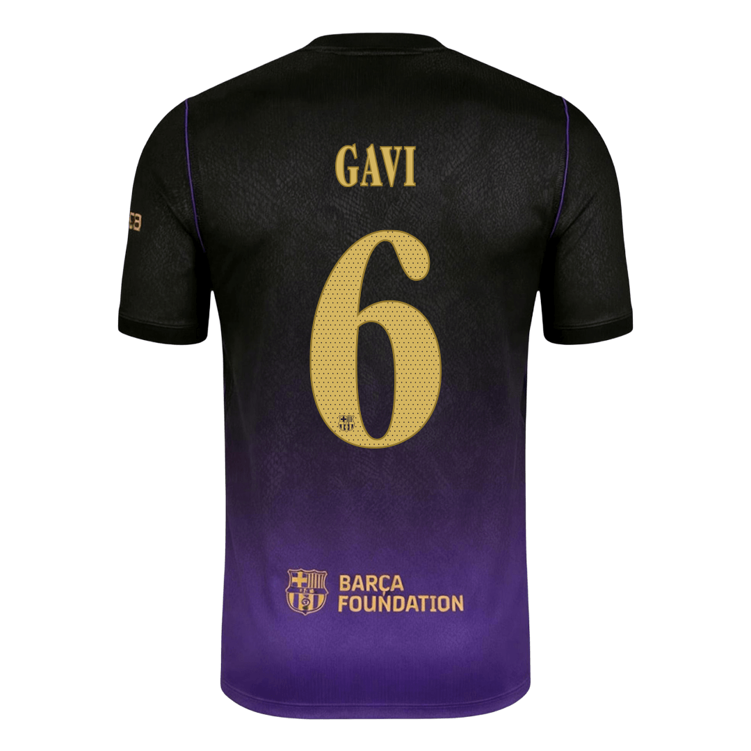 Barcelona 2026/27 Away Soccer Jersey - GAVI #6 – UCL