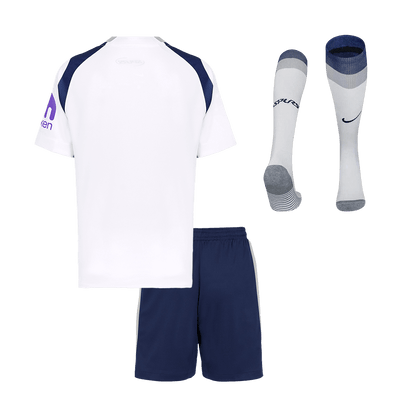 Kids Tottenham Hotspur 2025/26 Home Soccer Full Kit
