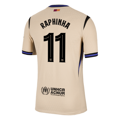 RAPHINHA #11 Men's Barcelona UCL 2025/26 Player Version Away Soccer Jersey - Slim Fit