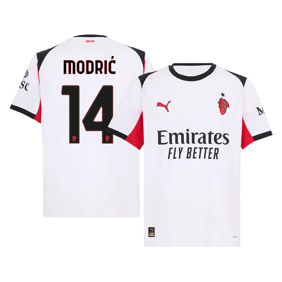 AC Milan 2025/26 Away Soccer Jersey - MODRIĆ #14