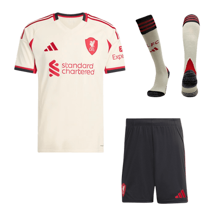 Liverpool 2025/26 Away Soccer Full Kit