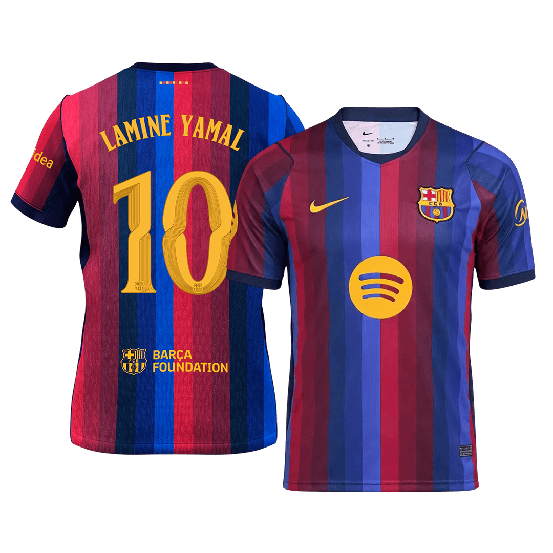 LAMINE YAMAL #10 Men's Barcelona 2026/27 Home Soccer Jersey