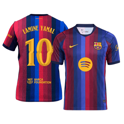 LAMINE YAMAL #10 Men's Barcelona 2026/27 Home Soccer Jersey