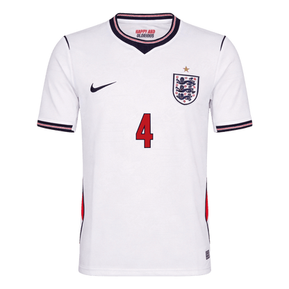 England World Cup 2026 Home Soccer Jersey - RICE #4