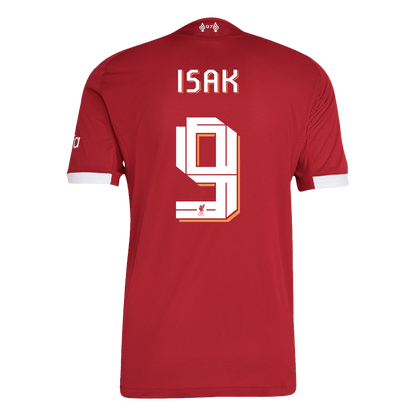 ISAK #9 Men's Liverpool UCL 2025/26 Player Version Home Soccer Jersey - Slim Fit