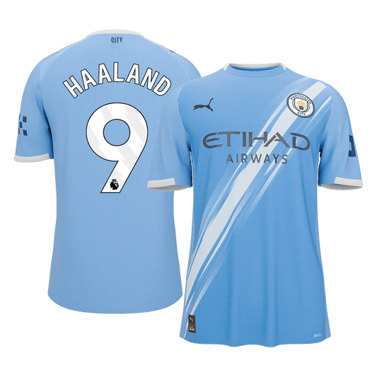 Manchester City 2025/26 Home Soccer Jersey - HAALAND #9