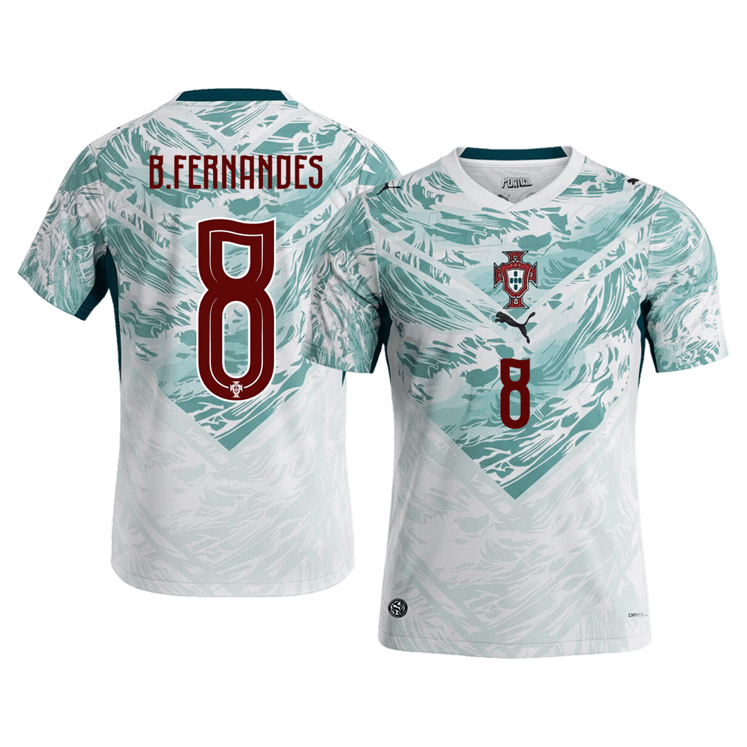 Portugal World Cup 2026 Away Soccer Jersey - B.FERNANDES #8