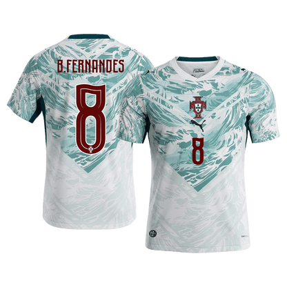 Portugal World Cup 2026 Away Soccer Jersey - B.FERNANDES #8