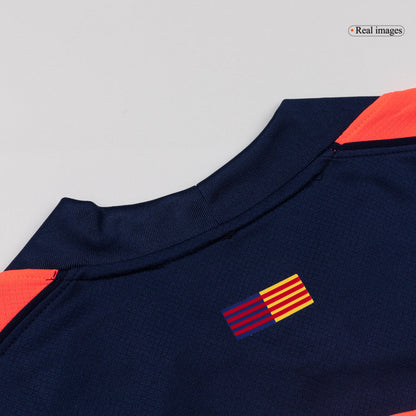 Men's Barcelona 2025/26 Third Away Long Sleeve Soccer Jersey