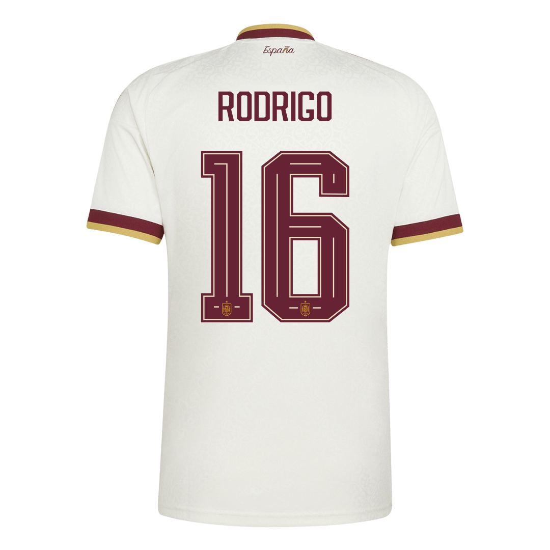 Spain World Cup 2026 Away Soccer Jersey - RODRIGO #16
