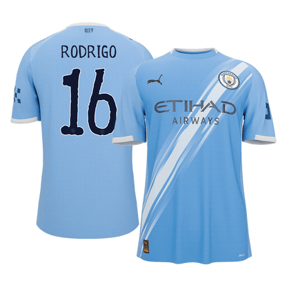 RODRIGO #16 Men's Manchester City World Cup 2025/26 Home Soccer Jersey [PREMIUM]