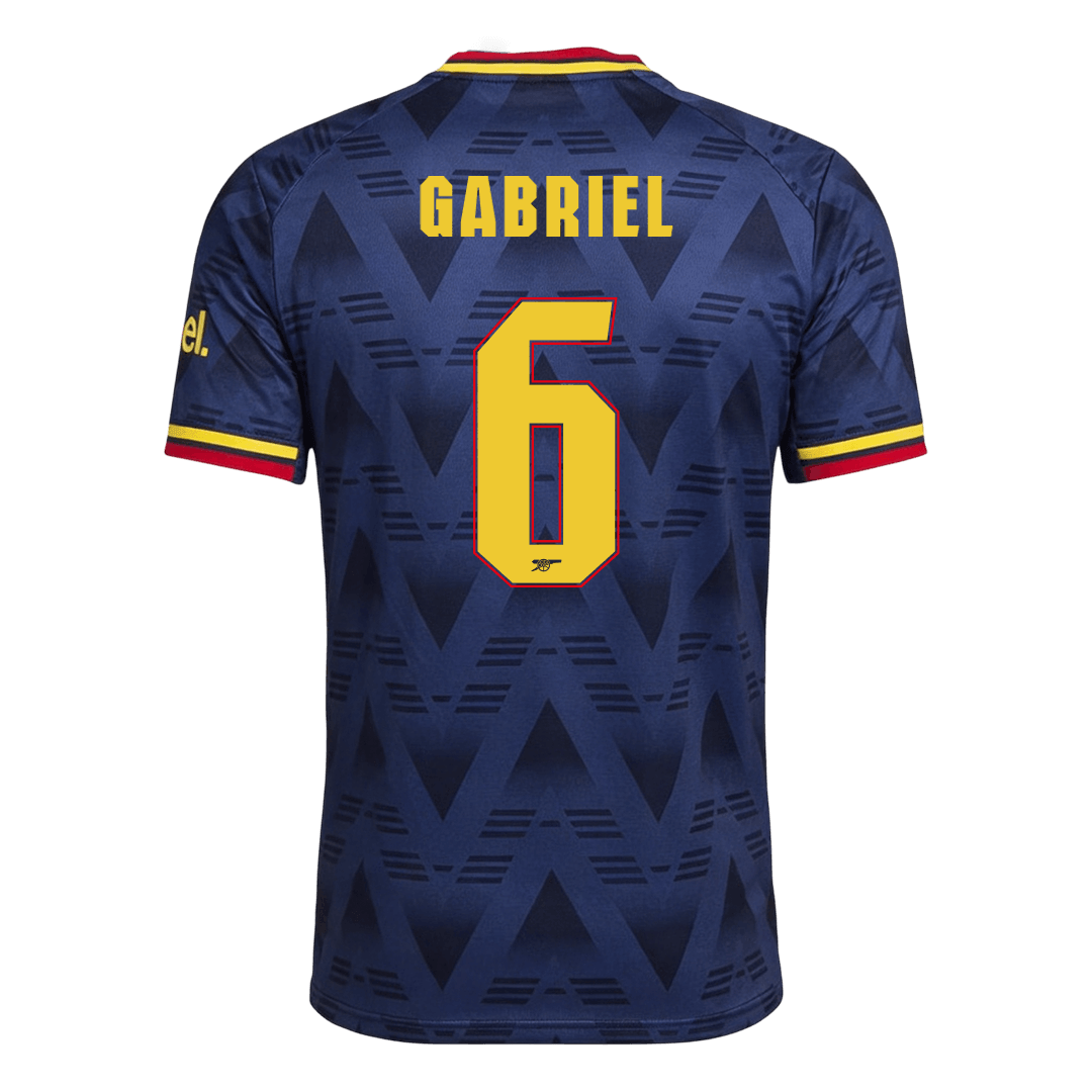 Arsenal 2026/27 Away Soccer Jersey - GABRIEL #6 – UCL (Player Edition)