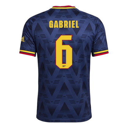 Arsenal 2026/27 Away Soccer Jersey - GABRIEL #6 – UCL (Player Edition)
