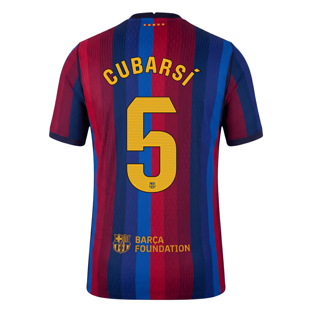Barcelona 2026/27 Home Soccer Jersey - CUBARSÍ #5 (Player Edition)
