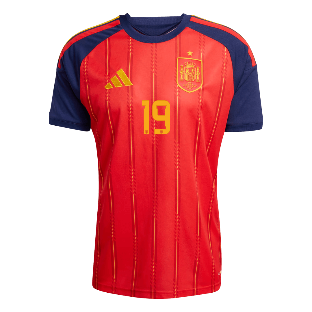 Spain World Cup 2026 Home Soccer Jersey - LAMINE YAMAL #19