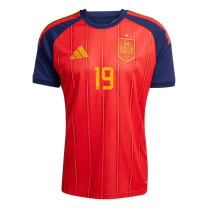 Spain World Cup 2026 Home Soccer Jersey - LAMINE YAMAL #19