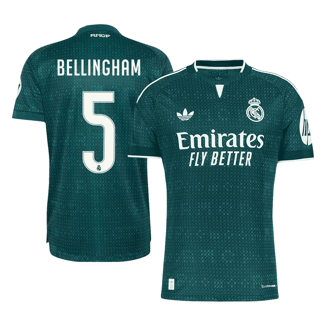 Real Madrid 2026/27 Away Soccer Jersey - BELLINGHAM #5 (Player Edition)