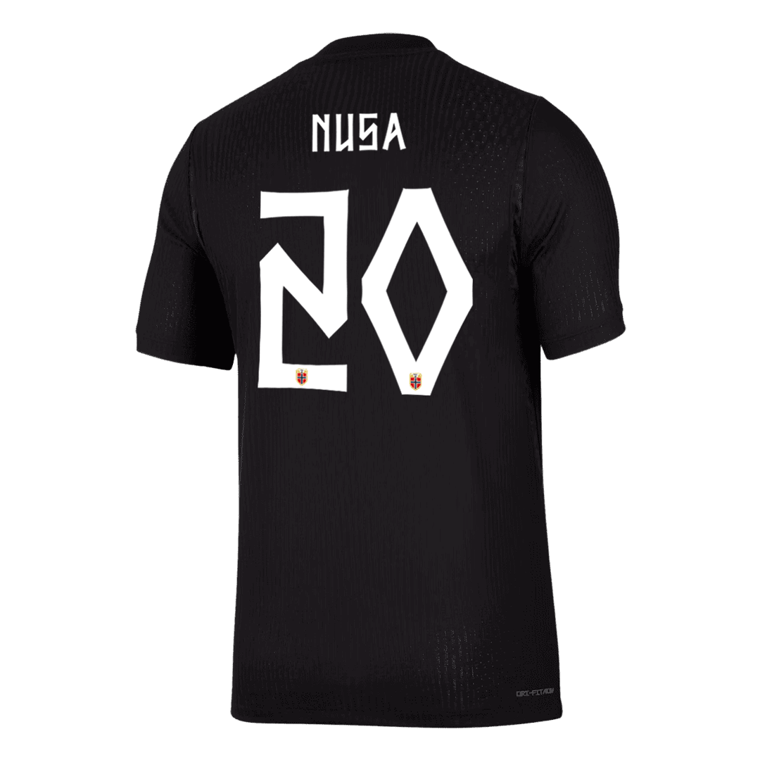 NUSA #20 Men's Norway World Cup 2026 Player Version Away Soccer Jersey - Slim Fit