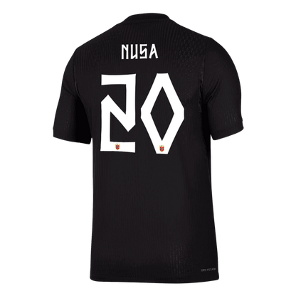 NUSA #20 Men's Norway World Cup 2026 Player Version Away Soccer Jersey - Slim Fit