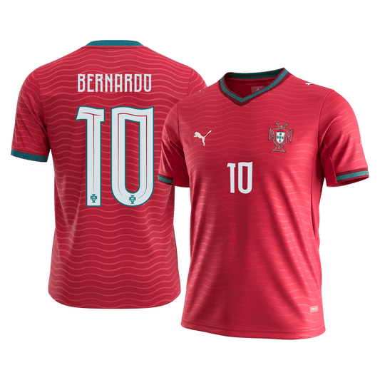 Portugal World Cup 2026 Home Soccer Jersey - BERNARDO #10