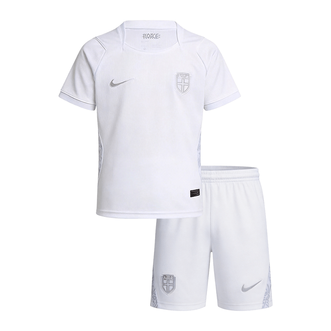 Kid's Norway World Cup 2026 Third Away Soccer Jersey Kit