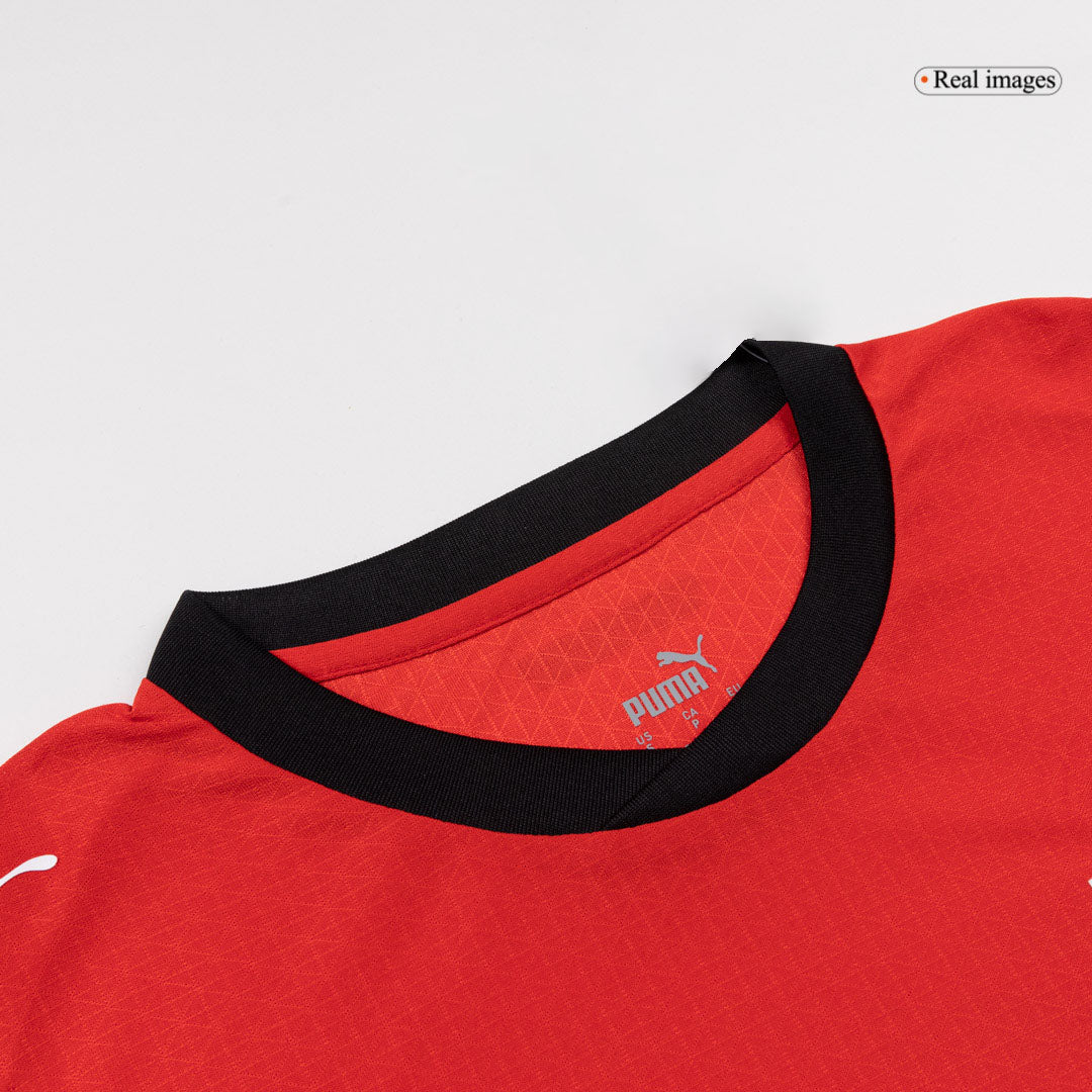 Men's Austria World Cup 2026 Player Version Home Soccer Jersey - Slim Fit
