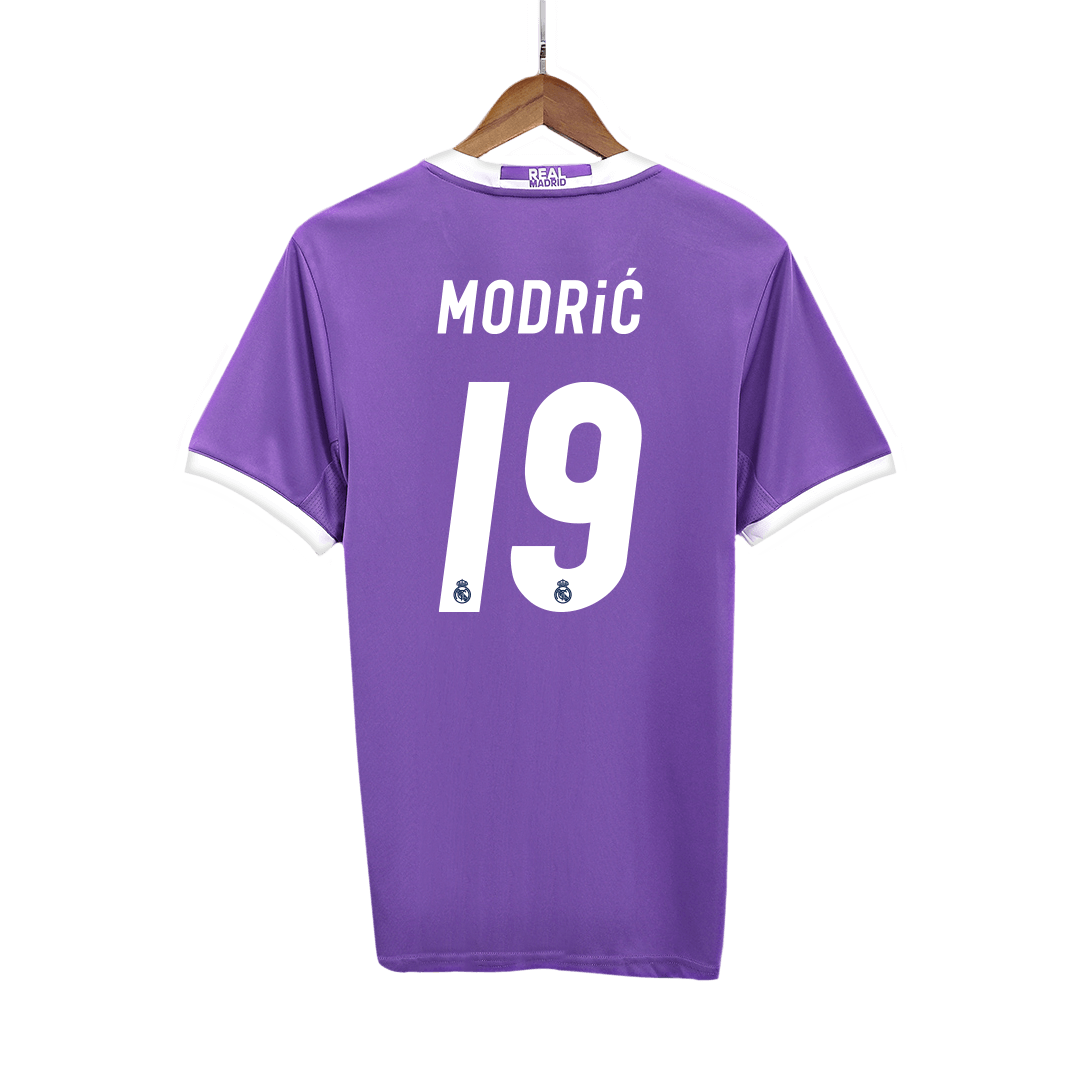 Real Madrid 2016/17 Retro Away Soccer Jersey - MODRIĆ #19