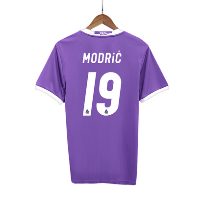 Real Madrid 2016/17 Retro Away Soccer Jersey - MODRIĆ #19