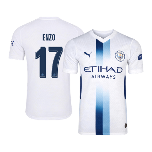 Manchester City 2026/27 Third Away Soccer Jersey - ENZO #17 – UCL (Player Edition)