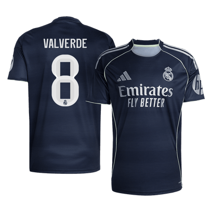Real Madrid 2025/26 Away Soccer Jersey - VALVERDE #8