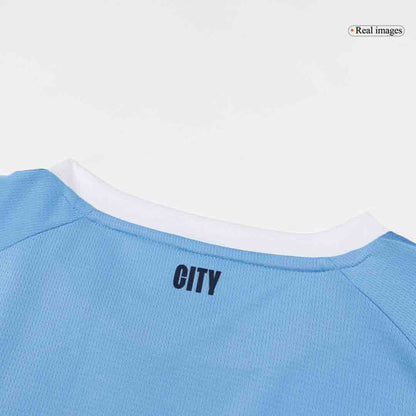 Men's Manchester City 2025/26 Home Soccer Jersey Full Kit [PREMIUM]