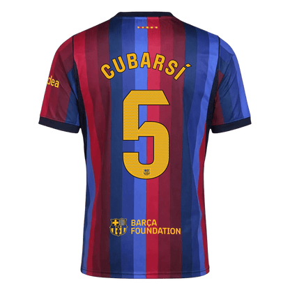 Barcelona 2026/27 Home Soccer Jersey - CUBARSÍ #5