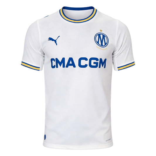 Men's Marseille 2026/27 Player Version Home Soccer Jersey - Slim Fit