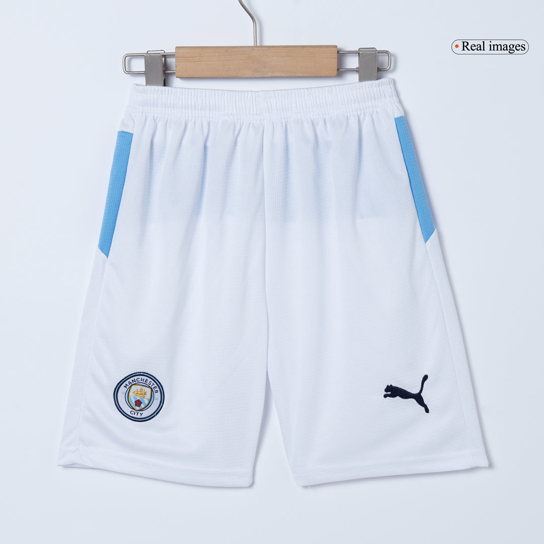 Kids Manchester City 2025/26 Home Soccer Kit