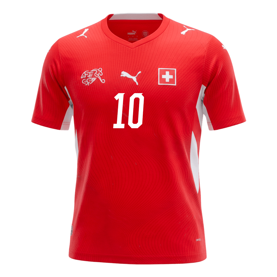 Switzerland World Cup 2026 Home Soccer Jersey - XHAKA #10