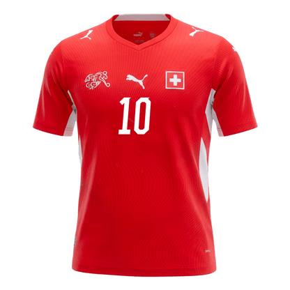 Switzerland World Cup 2026 Home Soccer Jersey - XHAKA #10