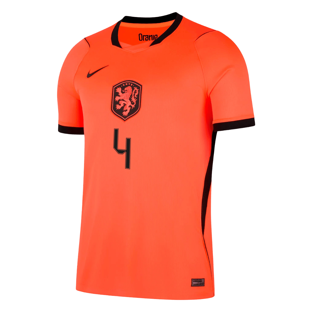 Netherlands World Cup 2026 Home Soccer Jersey - VIRGIL #4