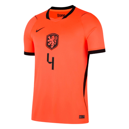 Netherlands World Cup 2026 Home Soccer Jersey - VIRGIL #4