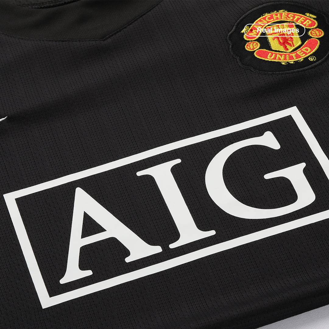Retro ROONEY #10 Men's Manchester United 2007/08 Away Soccer Jersey