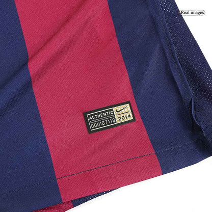 Barcelona 2014/15 Retro Home Soccer Jersey - MESSI #10