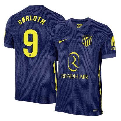Atletico Madrid 2025/26 Away Soccer Jersey - SØRLOTH #9 (Player Edition)