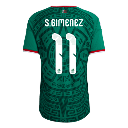 S.GIMENEZ #11 Men's Mexico World Cup 2026 Player Version Home Soccer Jersey - Slim Fit