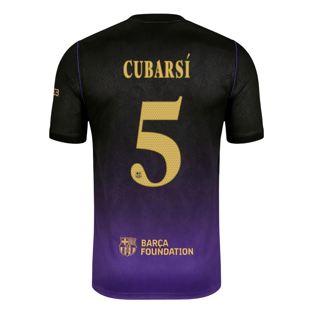 Barcelona 2026/27 Away Soccer Jersey - CUBARSÍ #5 – UCL