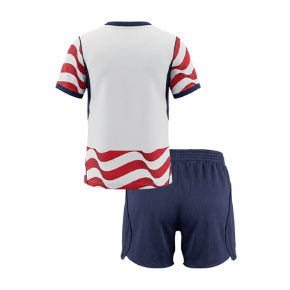 Kid's USA World Cup 2026 Home Soccer Jersey Kit [PREMIUM]