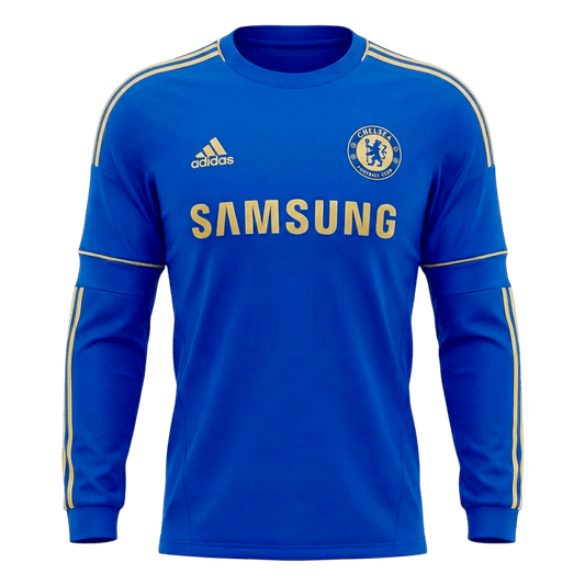 Chelsea 2012/13 Retro Long Sleeve Home Soccer Jersey