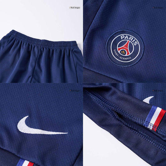 Kid's PSG 2025/26 Home Soccer Jersey Full Kit