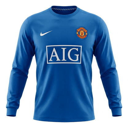 Retro Men's Manchester United 2008/09 Third Away Long Sleeve Soccer Jersey