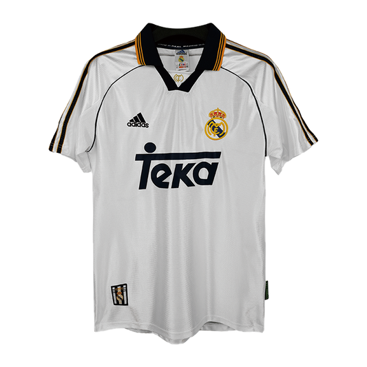 Retro Men's Real Madrid 1999/00 Home Soccer Jersey